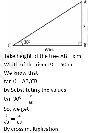 ML Aggarwal Solutions Class 10 Maths Chapter 20 Heights and Distances-4