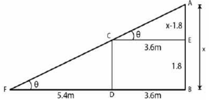 ML Aggarwal Solutions Class 10 Maths Chapter 20 Heights and Distances-40