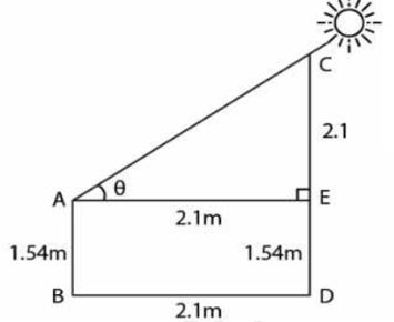 ML Aggarwal Solutions Class 10 Maths Chapter 20 Heights and Distances-53