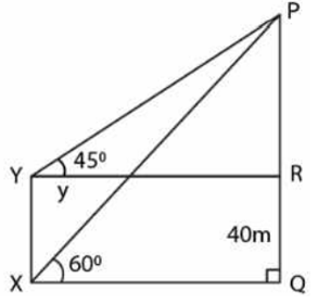 ML Aggarwal Solutions Class 10 Maths Chapter 20 Heights and Distances-55