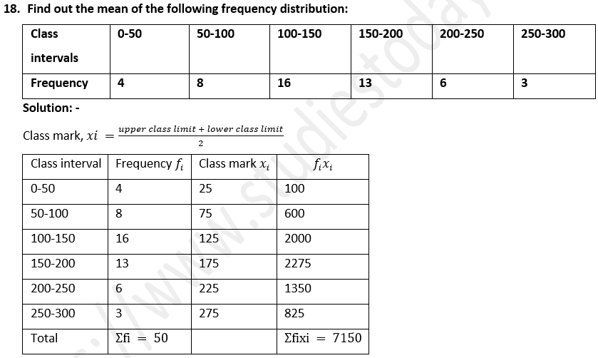 ML Aggarwal Solutions Class 10 Maths Chapter 21 Measures Of Central Tendency-18