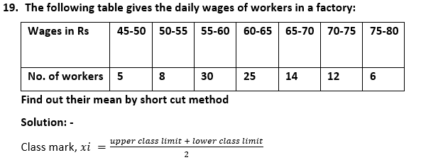 ML Aggarwal Solutions Class 10 Maths Chapter 21 Measures Of Central Tendency-19