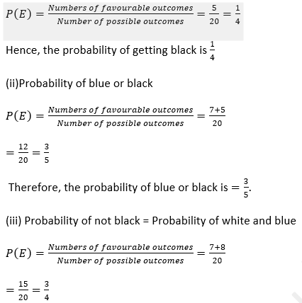 ML Aggarwal Solutions Class 10 Maths Chapter 22 Probability-10