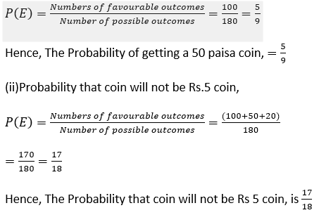 ML Aggarwal Solutions Class 10 Maths Chapter 22 Probability-13