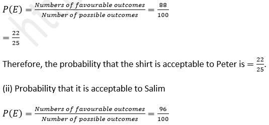ML Aggarwal Solutions Class 10 Maths Chapter 22 Probability-14