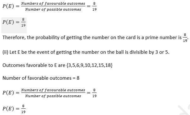 ML Aggarwal Solutions Class 10 Maths Chapter 22 Probability-39