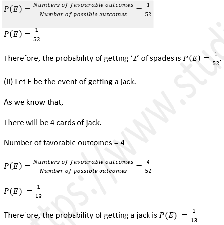 ML Aggarwal Solutions Class 10 Maths Chapter 22 Probability-51