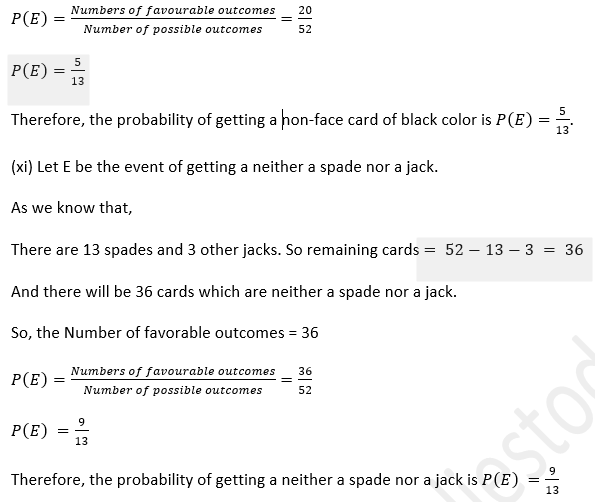 ML Aggarwal Solutions Class 10 Maths Chapter 22 Probability-56