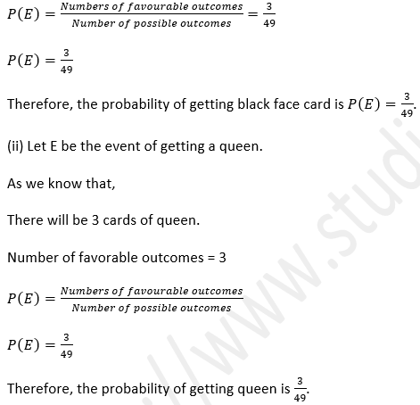 ML Aggarwal Solutions Class 10 Maths Chapter 22 Probability-58