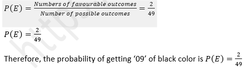 ML Aggarwal Solutions Class 10 Maths Chapter 22 Probability-61
