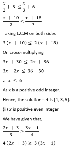 ML Aggarwal Solutions Class 10 Maths Chapter 4 Linear Inequations-12