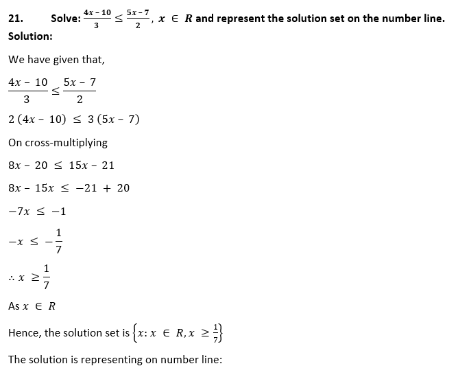 ML Aggarwal Solutions Class 10 Maths Chapter 4 Linear Inequations-19