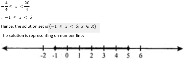 ML Aggarwal Solutions Class 10 Maths Chapter 4 Linear Inequations-24