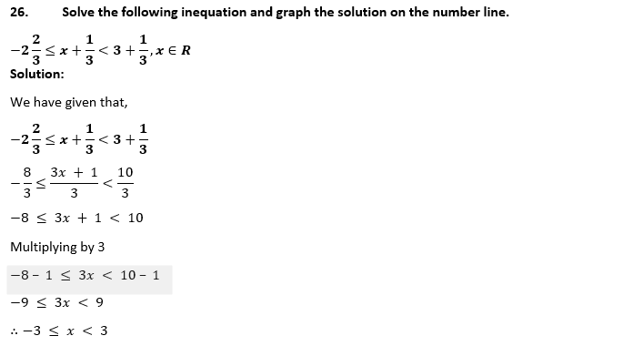 ML Aggarwal Solutions Class 10 Maths Chapter 4 Linear Inequations-26