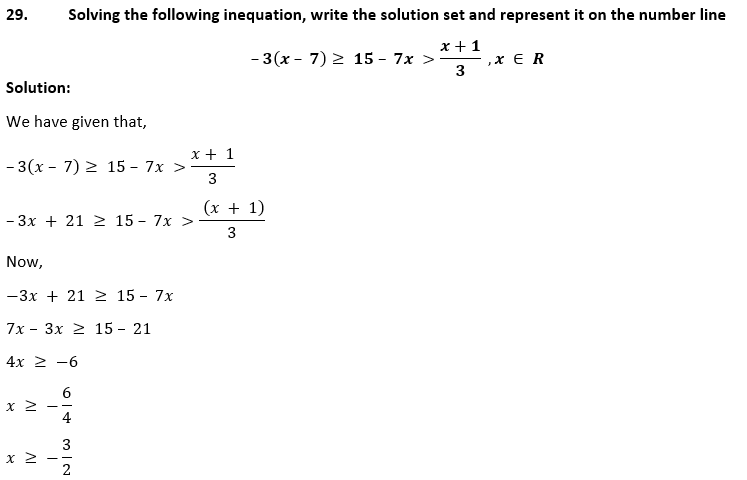 ML Aggarwal Solutions Class 10 Maths Chapter 4 Linear Inequations-31