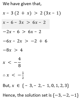 ML Aggarwal Solutions Class 10 Maths Chapter 4 Linear Inequations-5