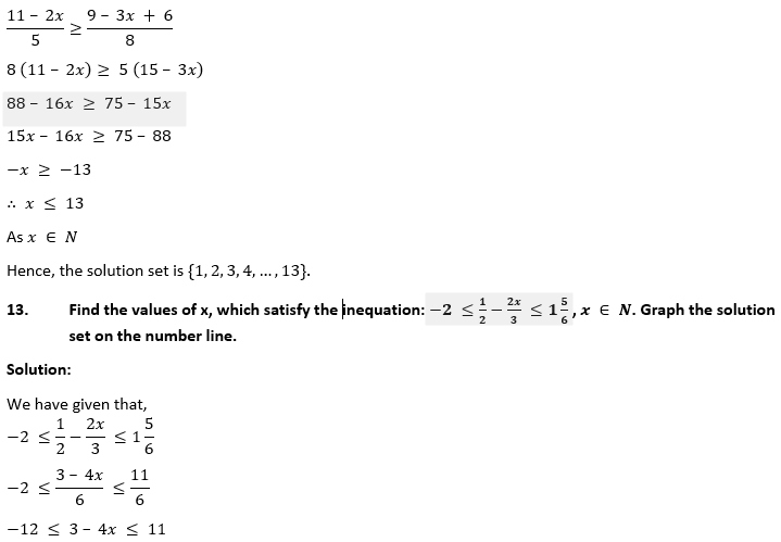 ML Aggarwal Solutions Class 10 Maths Chapter 4 Linear Inequations-8