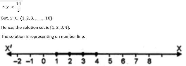 ML Aggarwal Solutions Class 10 Maths Chapter 4 Linear Inequations