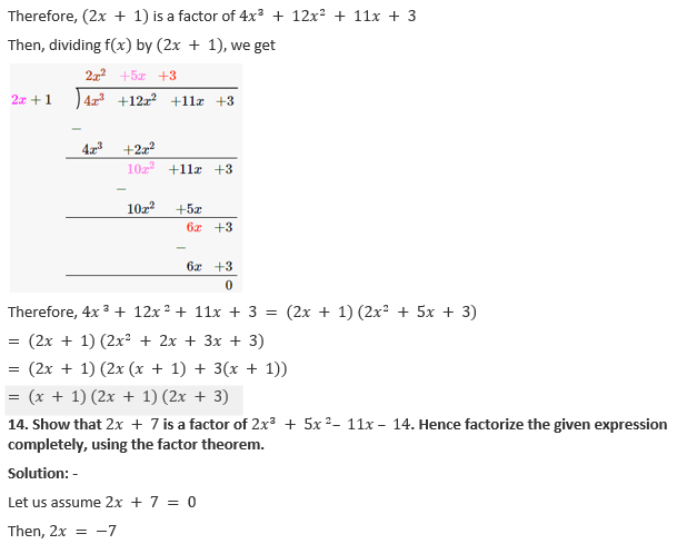 ML Aggarwal Solutions Class 10 Maths Chapter 6 Factorization-20