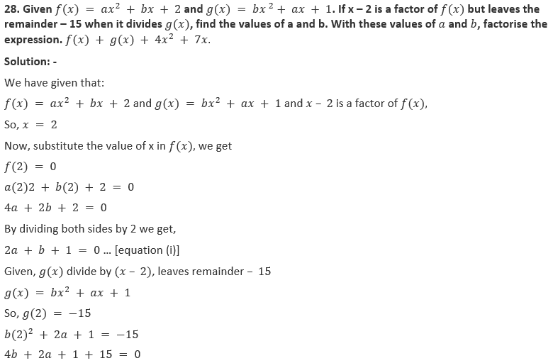 ML Aggarwal Solutions Class 10 Maths Chapter 6 Factorization-59