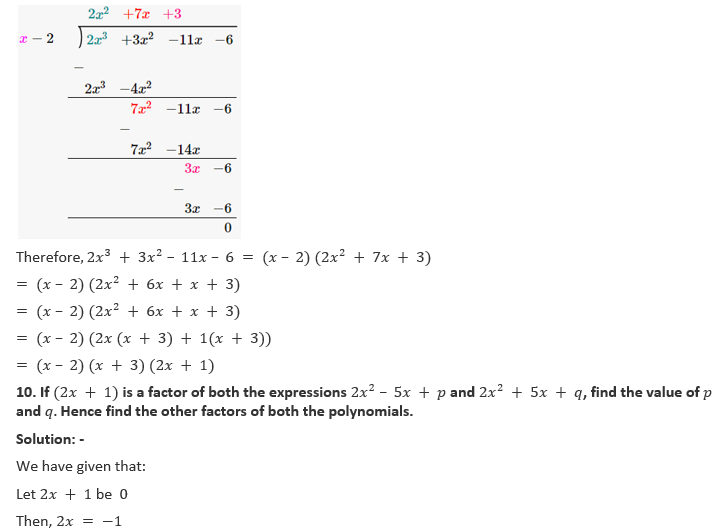 ML Aggarwal Solutions Class 10 Maths Chapter 6 Factorization-86