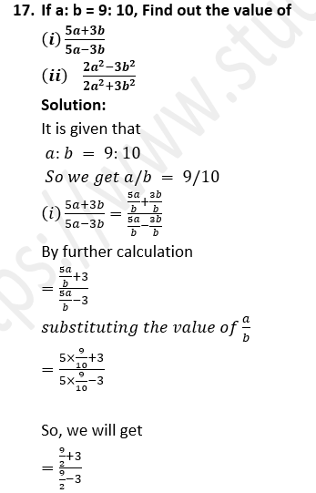 ML Aggarwal Solutions Class 10 Maths Chapter 7 Ratio and Proportion-112