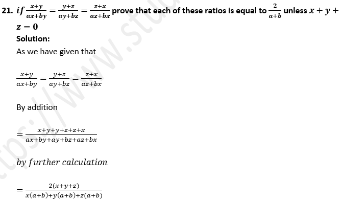ML Aggarwal Solutions Class 10 Maths Chapter 7 Ratio and Proportion-98