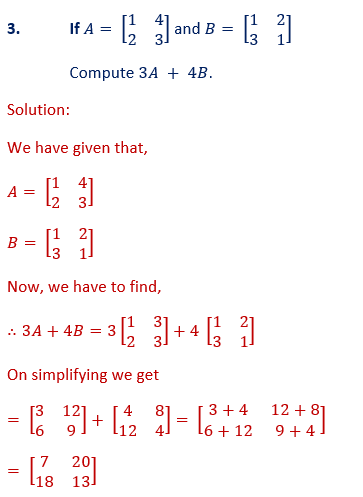 ML Aggarwal Solutions Class 10 Maths Chapter 8 Matrices-12