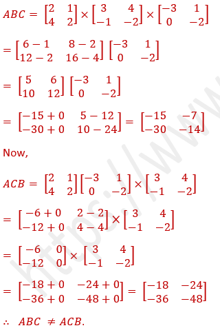 ML Aggarwal Solutions Class 10 Maths Chapter 8 Matrices-24