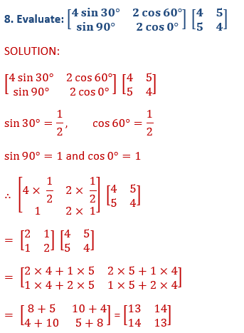 ML Aggarwal Solutions Class 10 Maths Chapter 8 Matrices-25