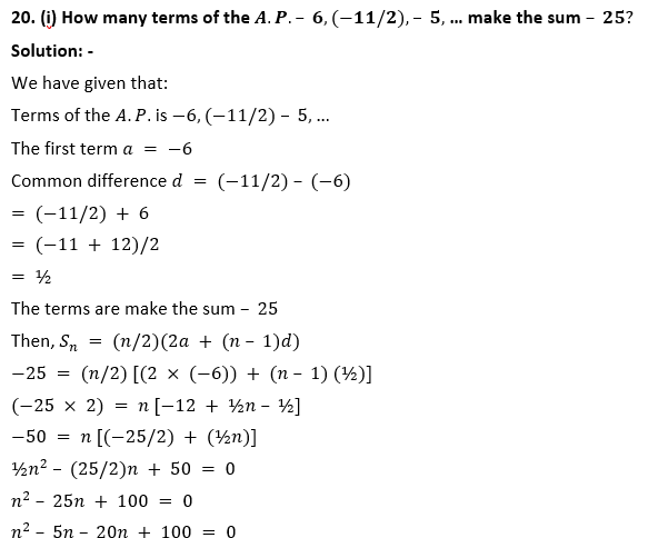 ML Aggarwal Solutions Class 10 Maths Chapter 9 Arithmetic and Geometric Progression-106