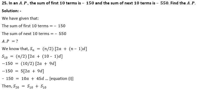 ML Aggarwal Solutions Class 10 Maths Chapter 9 Arithmetic and Geometric Progression-109