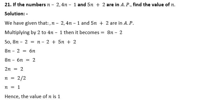ML Aggarwal Solutions Class 10 Maths Chapter 9 Arithmetic and Geometric Progression-11