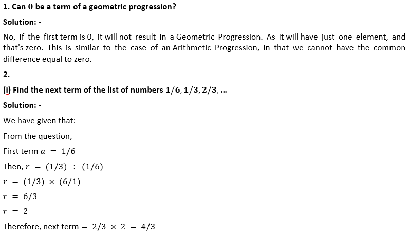 ML Aggarwal Solutions Class 10 Maths Chapter 9 Arithmetic and Geometric Progression-17