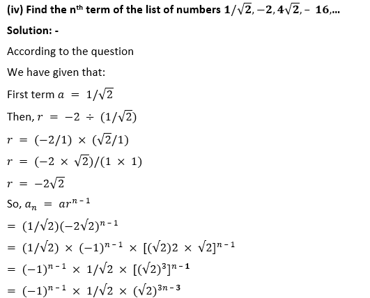 ML Aggarwal Solutions Class 10 Maths Chapter 9 Arithmetic and Geometric Progression-19