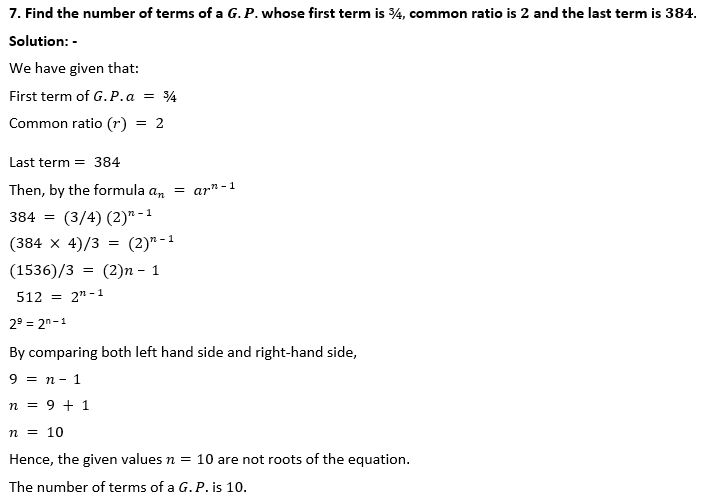 ML Aggarwal Solutions Class 10 Maths Chapter 9 Arithmetic and Geometric Progression-31
