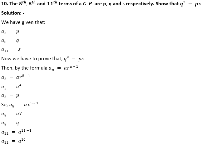 ML Aggarwal Solutions Class 10 Maths Chapter 9 Arithmetic and Geometric Progression-34