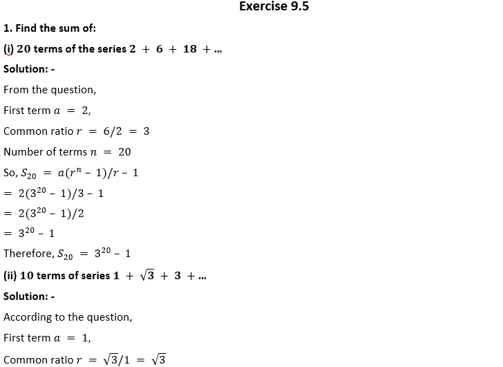 ML Aggarwal Solutions Class 10 Maths Chapter 9 Arithmetic and Geometric Progression-58