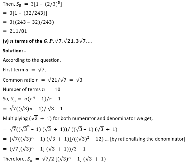 ML Aggarwal Solutions Class 10 Maths Chapter 9 Arithmetic and Geometric Progression-61