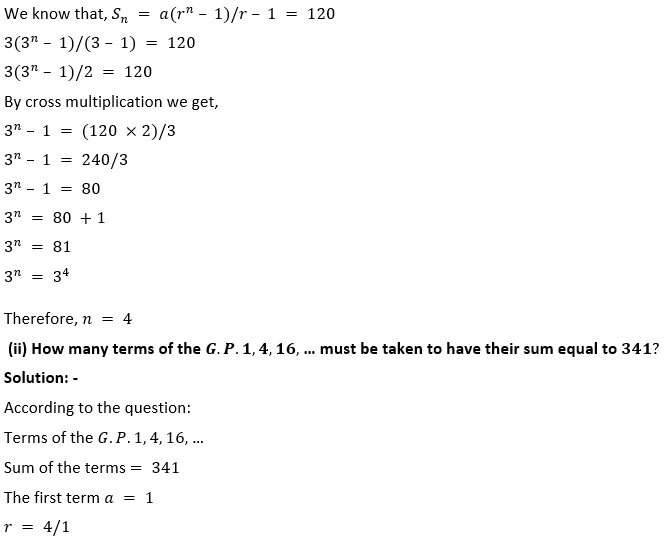 ML Aggarwal Solutions Class 10 Maths Chapter 9 Arithmetic and Geometric Progression-69