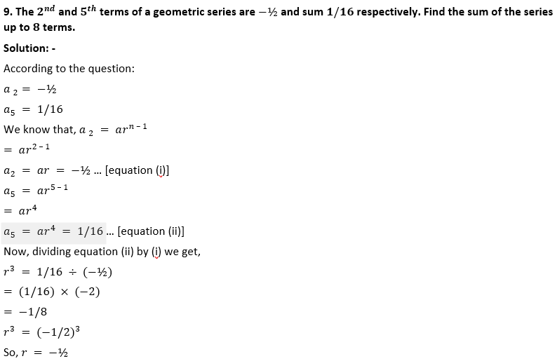 ML Aggarwal Solutions Class 10 Maths Chapter 9 Arithmetic and Geometric Progression-74