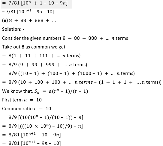 ML Aggarwal Solutions Class 10 Maths Chapter 9 Arithmetic and Geometric Progression-89