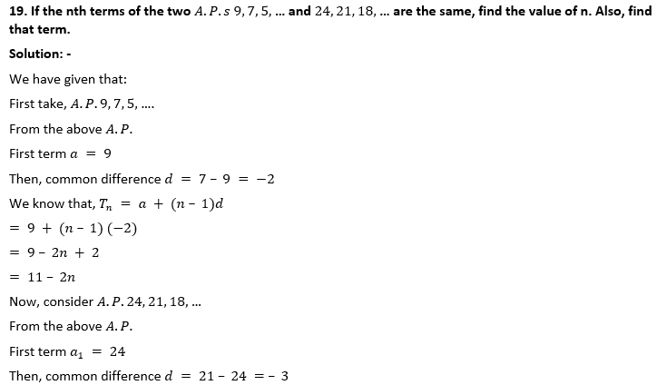ML Aggarwal Solutions Class 10 Maths Chapter 9 Arithmetic and Geometric Progression-9