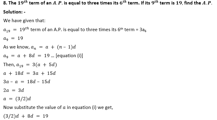 ML Aggarwal Solutions Class 10 Maths Chapter 9 Arithmetic and Geometric Progression-96
