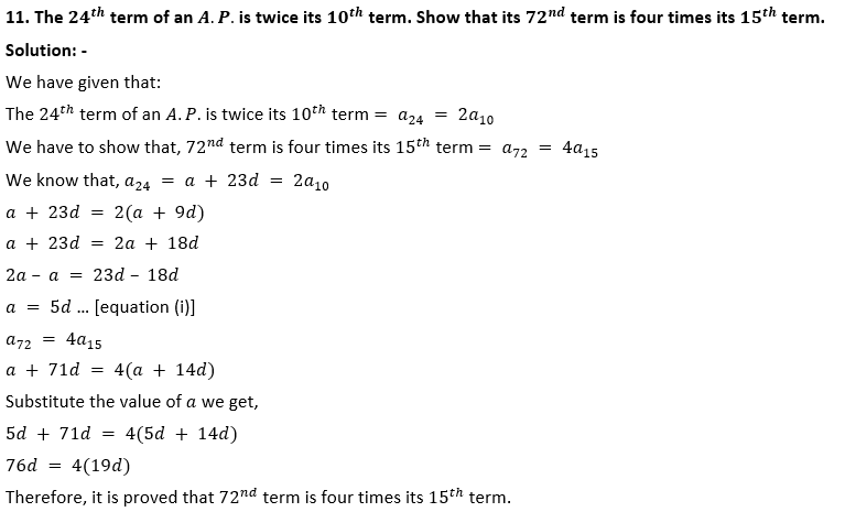 ML Aggarwal Solutions Class 10 Maths Chapter 9 Arithmetic and Geometric Progression-97