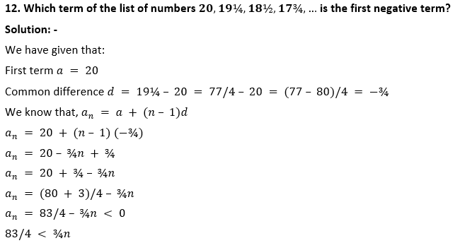 ML Aggarwal Solutions Class 10 Maths Chapter 9 Arithmetic and Geometric Progression-98