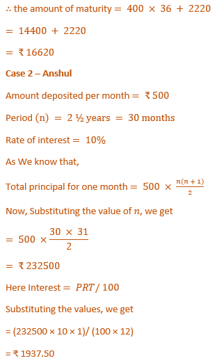 ML Aggarwal Solutions Class 10 Maths Chapter2 Banking-21
