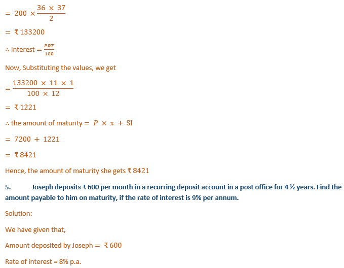 ML Aggarwal Solutions Class 10 Maths Chapter2 Banking-5