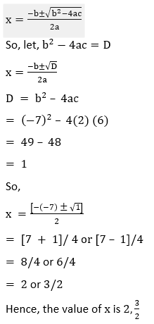 ML Aggarwal Solutions for Class 10 Maths Chapter 5 Quadratic Equations in One Variable-23