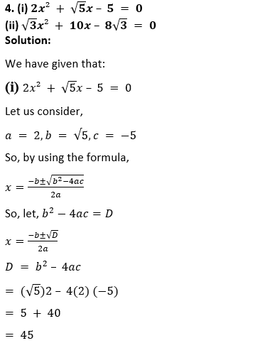 ML Aggarwal Solutions for Class 10 Maths Chapter 5 Quadratic Equations in One Variable-32